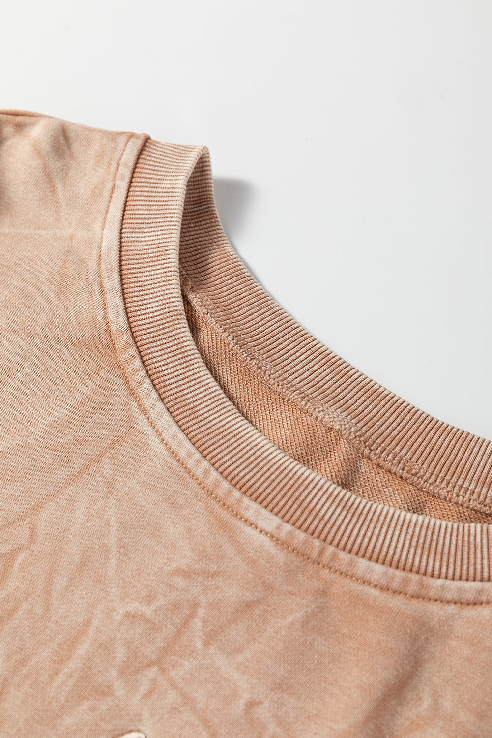 Dune Saved by Grace Embroidered Mineral Wash Sweatshirt Dear-Lover Dropshipping